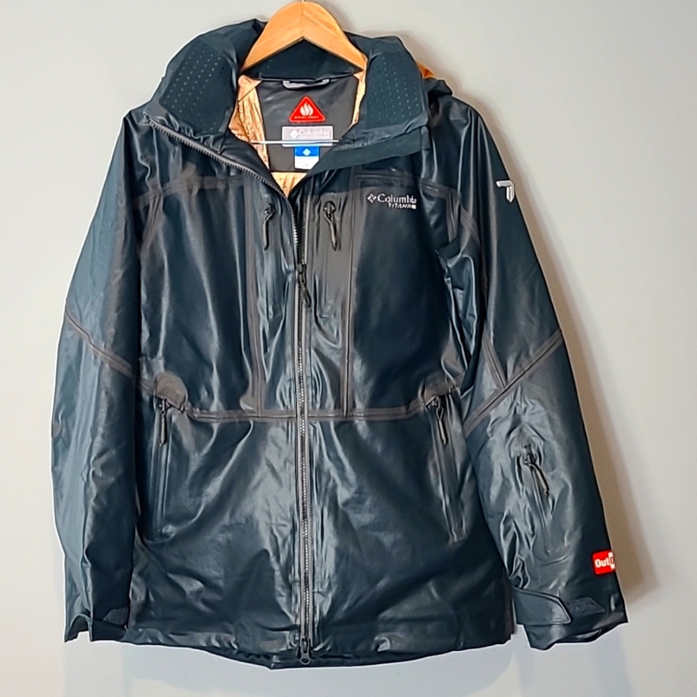 Columbia Titanium OutDry Ex Mogul Jacket Womens Size Small Teal